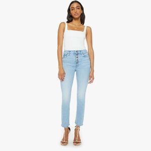 MOTHER The Pixie Dazzler Ankle Fray Jeans Size 26